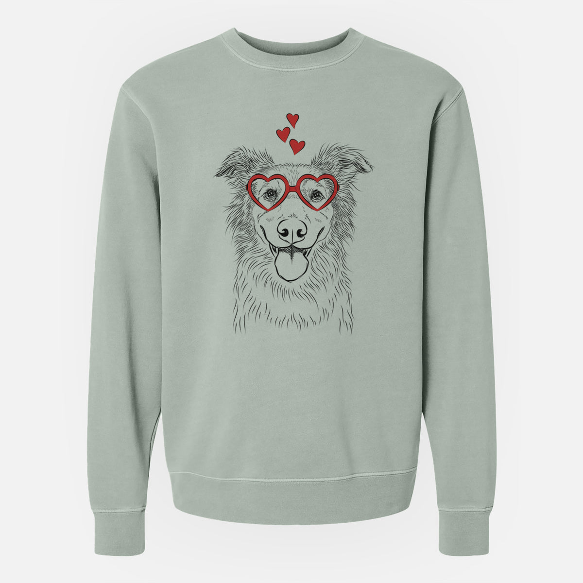 Valentine Ruxtin the Mixed Breed - Unisex Pigment Dyed Crew Sweatshirt