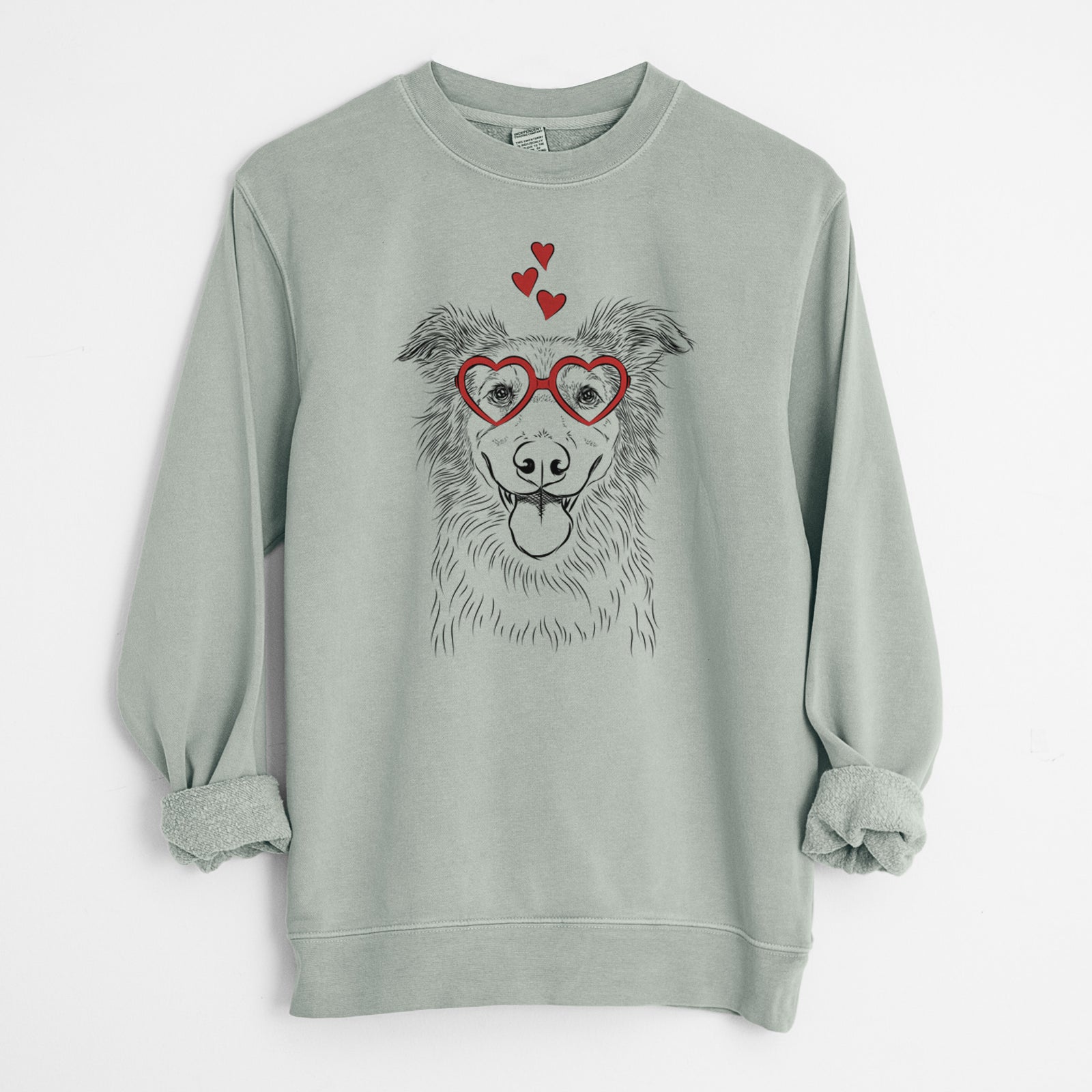 Valentine Ruxtin the Mixed Breed - Unisex Pigment Dyed Crew Sweatshirt