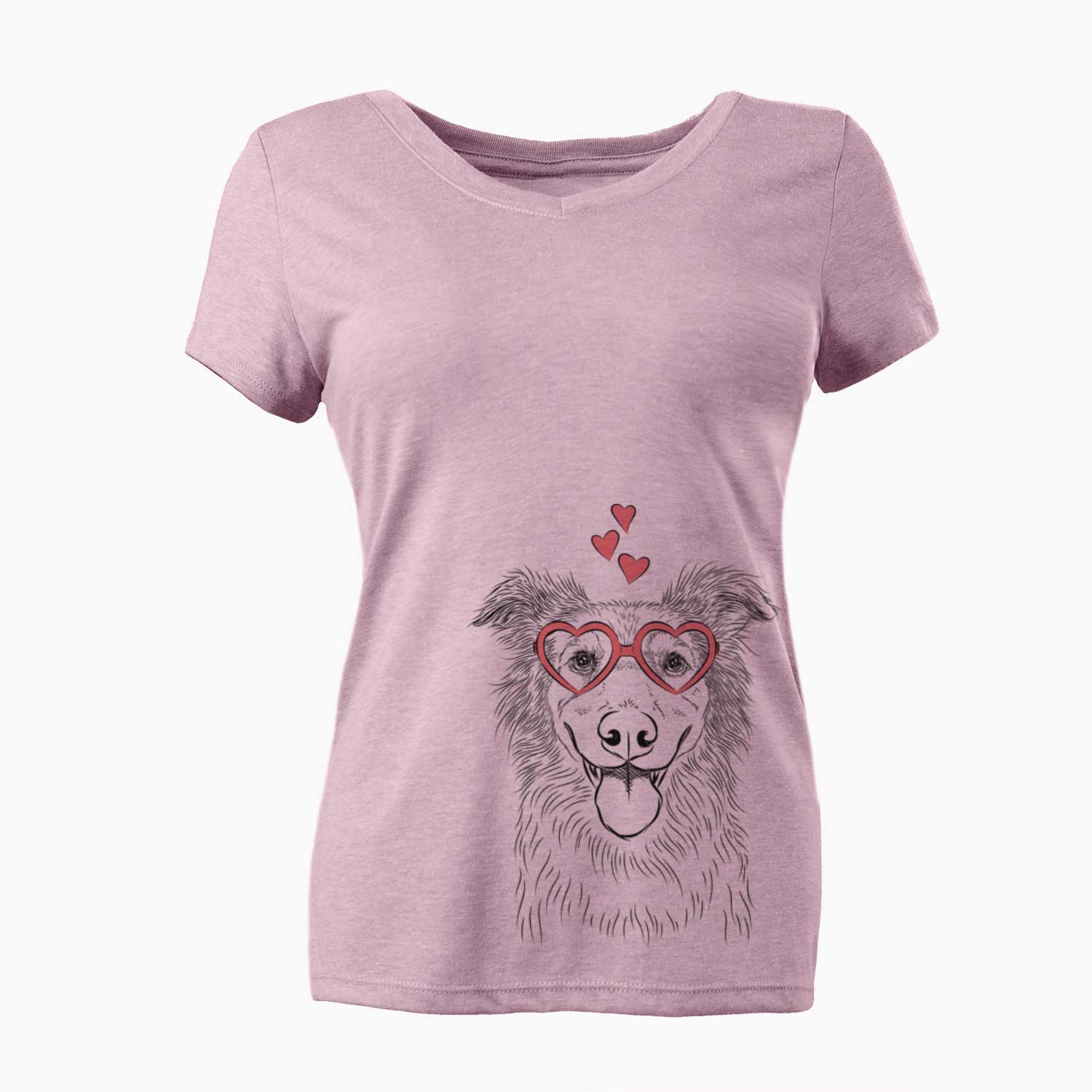 Valentine Ruxtin the Mixed Breed - Women's V-neck Shirt