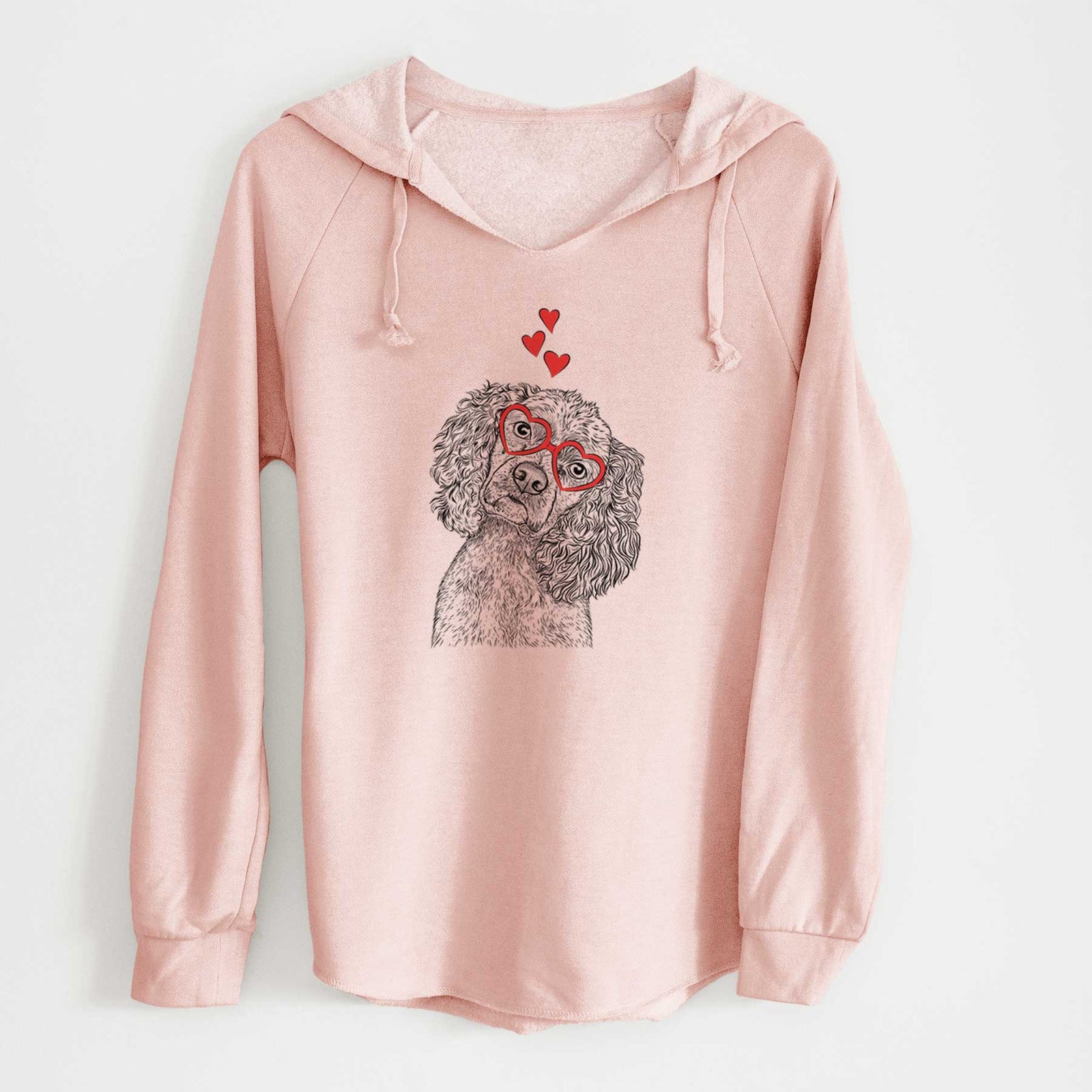 Valentine Sadie the Cocker Spaniel - Cali Wave Hooded Sweatshirt