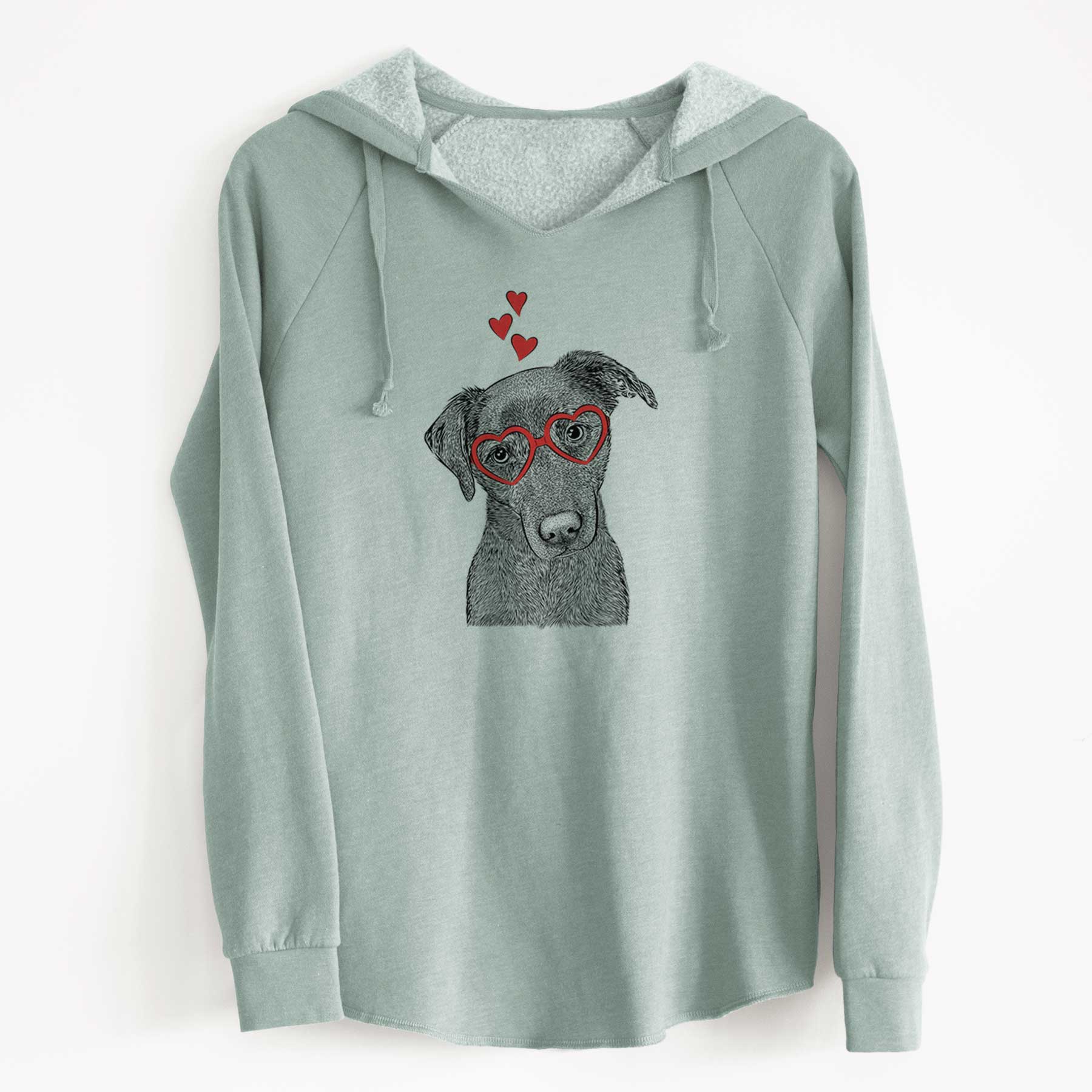 Valentine Sadie the Whipador - Cali Wave Hooded Sweatshirt