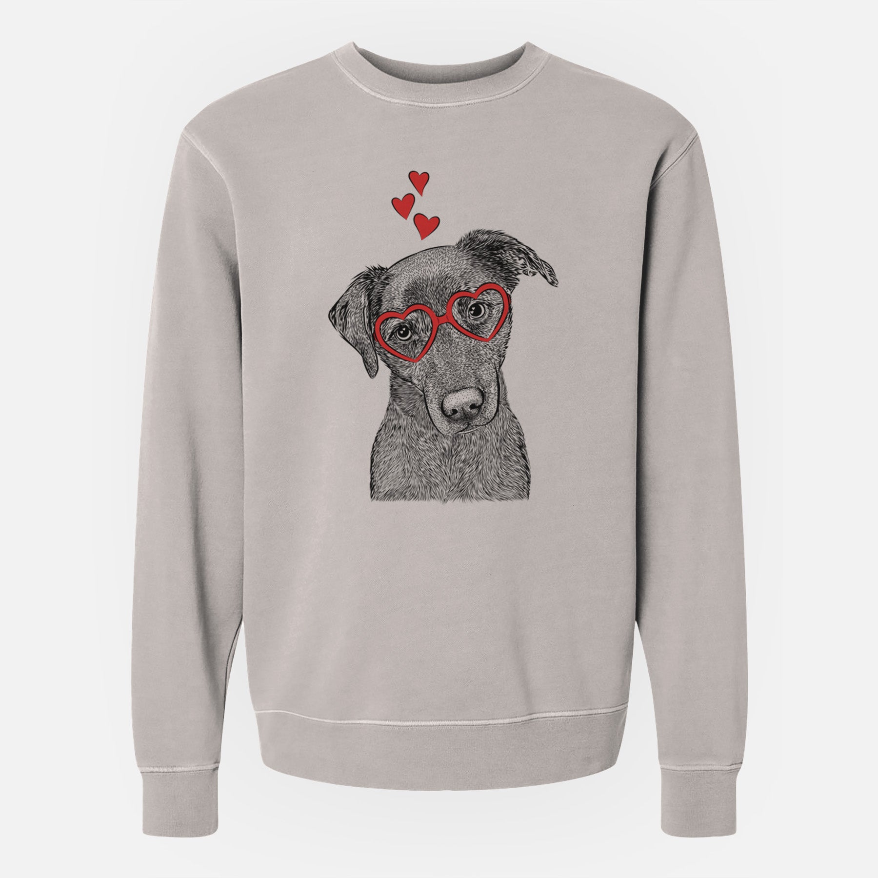 Valentine Sadie the Whipador - Unisex Pigment Dyed Crew Sweatshirt