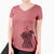 Valentine Sadie the Whipador - Women's V-neck Shirt