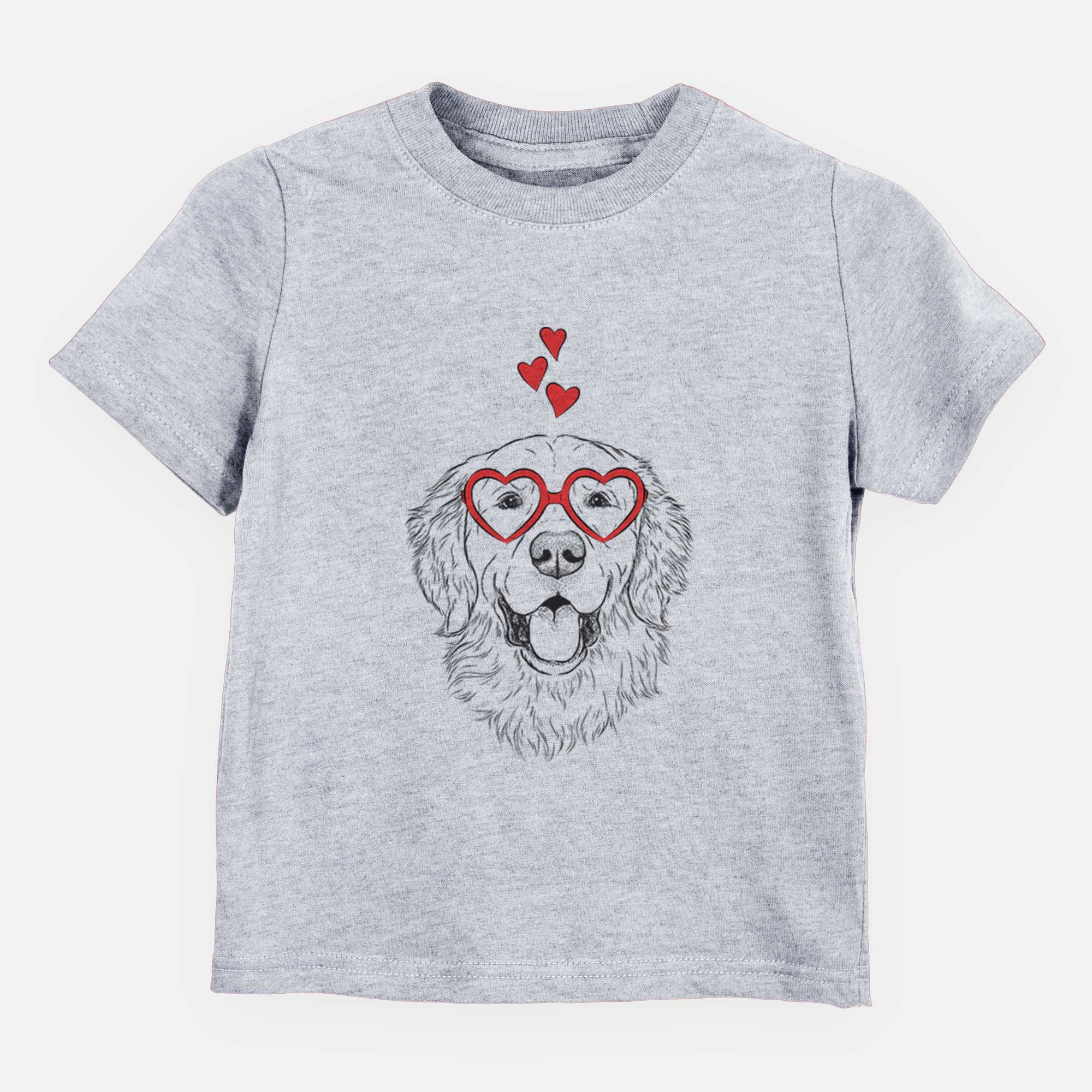 Valentine Sam the Golden Retriever - Kids/Youth/Toddler Shirt