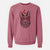 Valentine Sammie the German Shepherd - Unisex Pigment Dyed Crew Sweatshirt