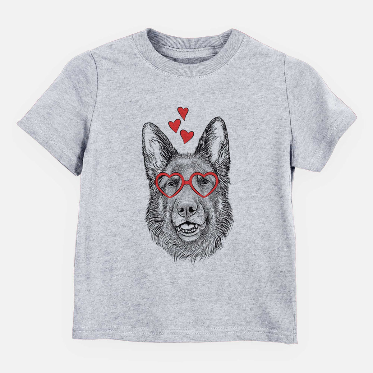 Valentine Sammie the German Shepherd - Kids/Youth/Toddler Shirt