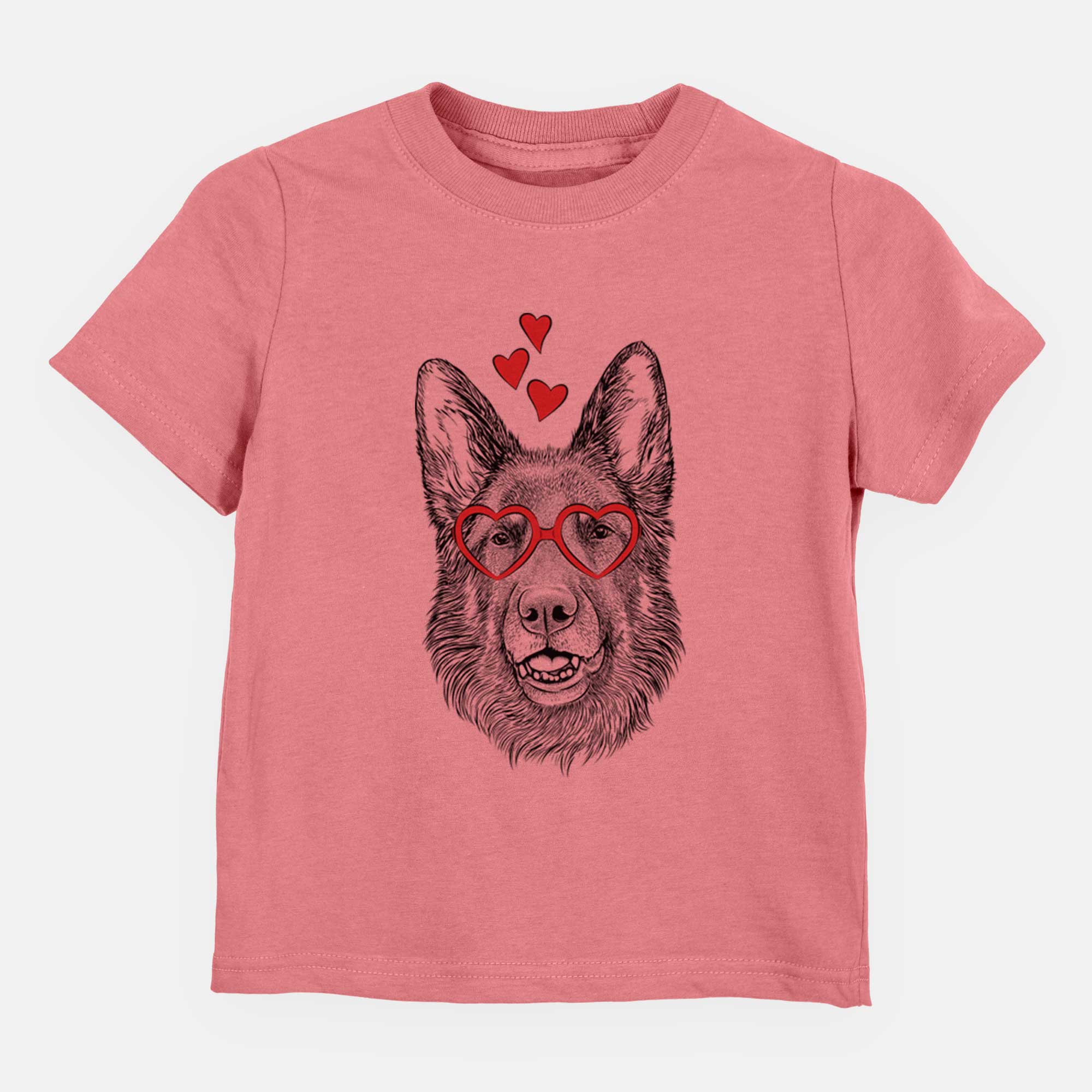 Valentine Sammie the German Shepherd - Kids/Youth/Toddler Shirt