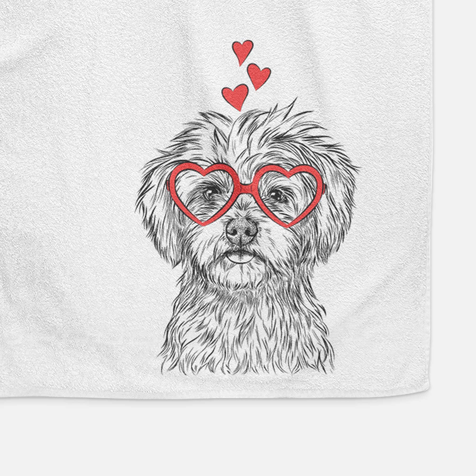 Sammy the Shorkie Decorative Hand Towel