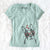 Valentine Samuel the Boston Terrier - Women's V-neck Shirt