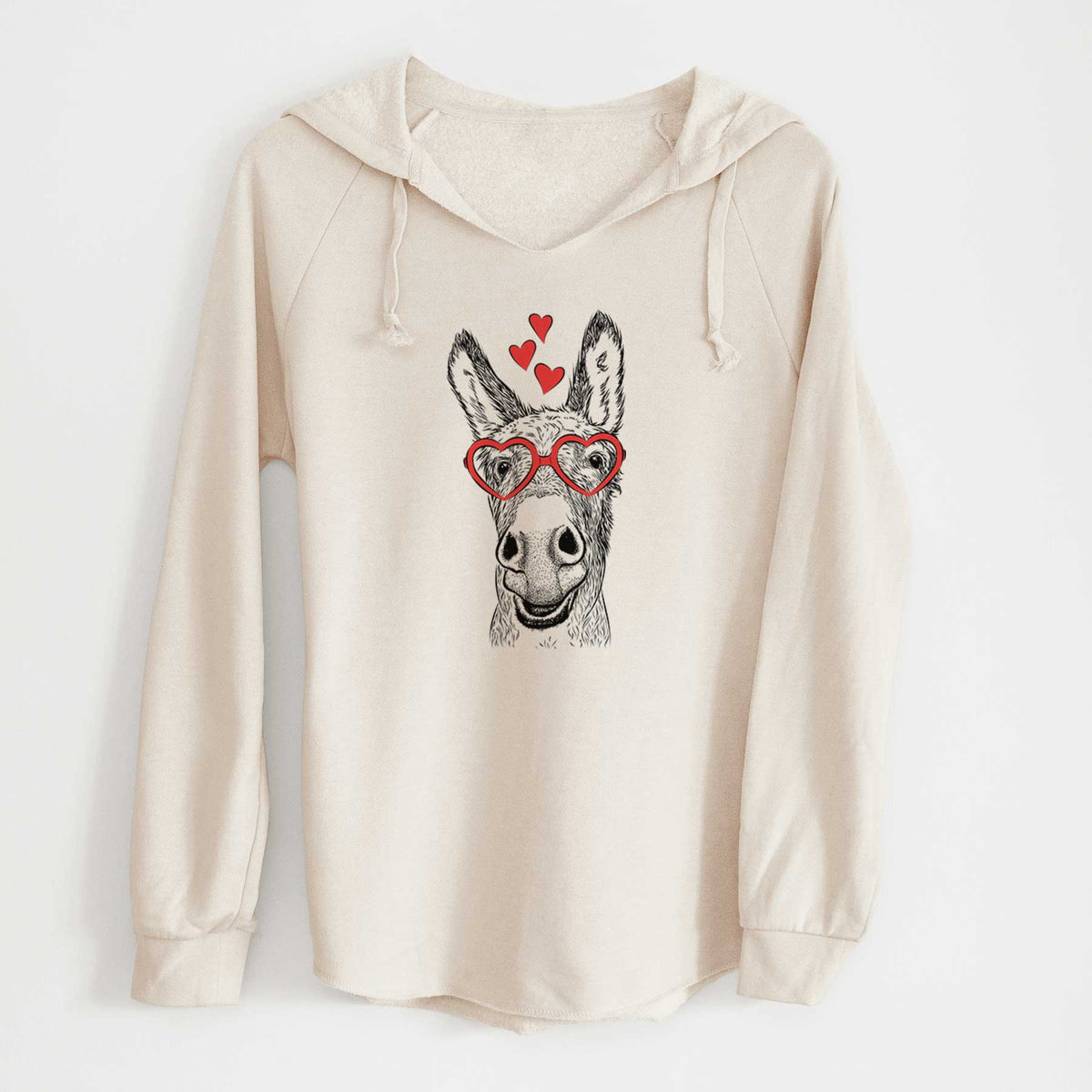 Valentine Samule the Donkey - Cali Wave Hooded Sweatshirt