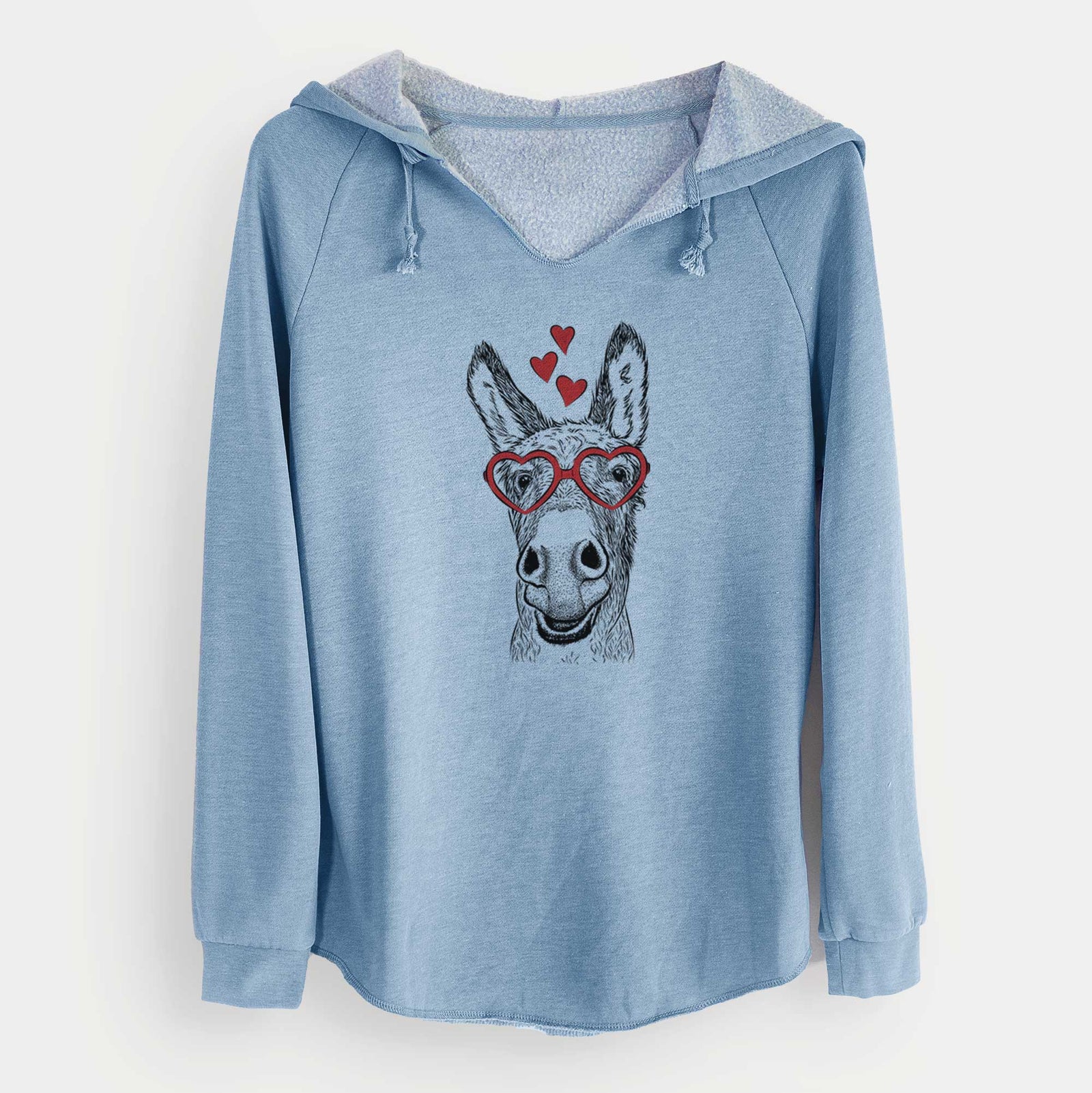 Valentine Samule the Donkey - Cali Wave Hooded Sweatshirt
