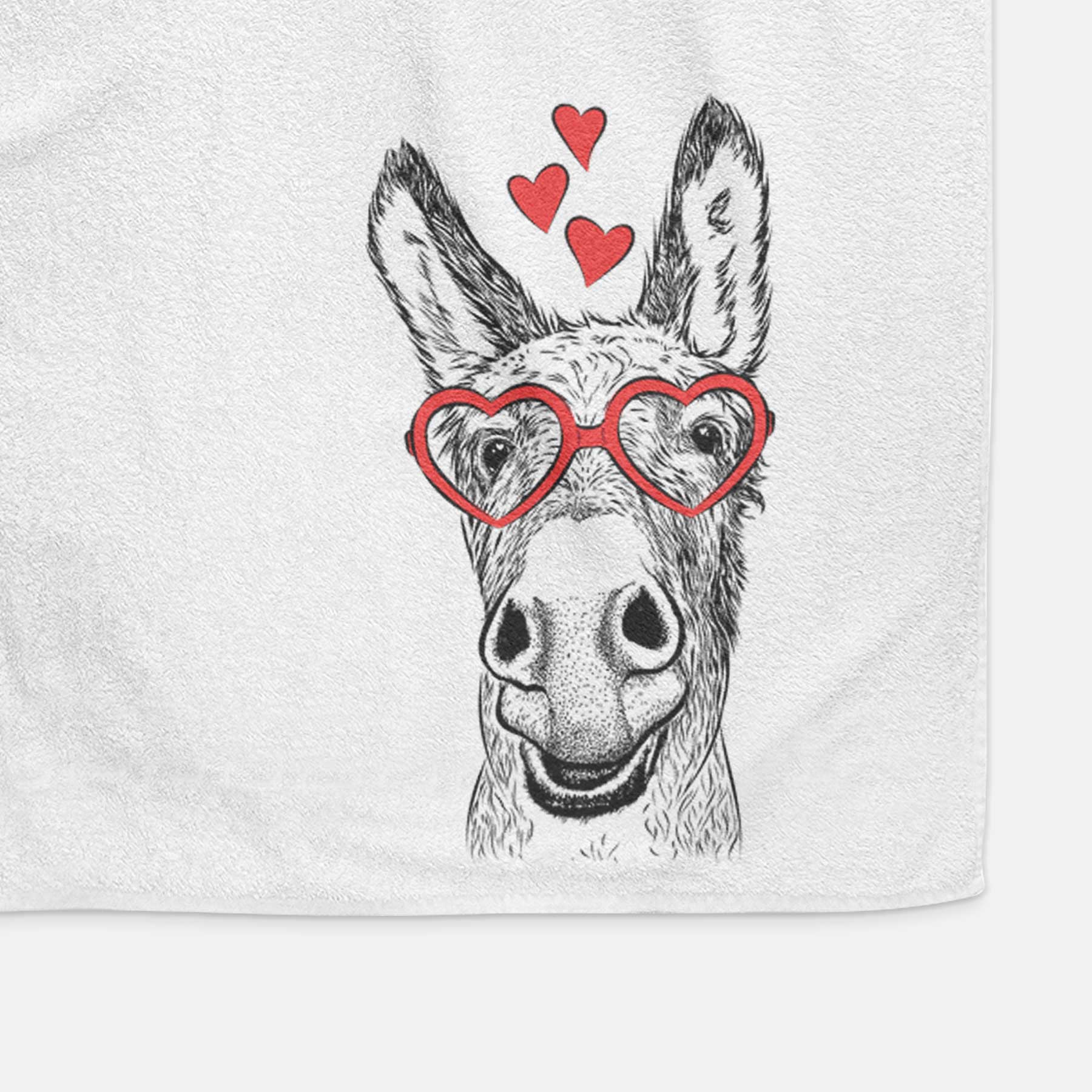 Samule the Donkey Decorative Hand Towel