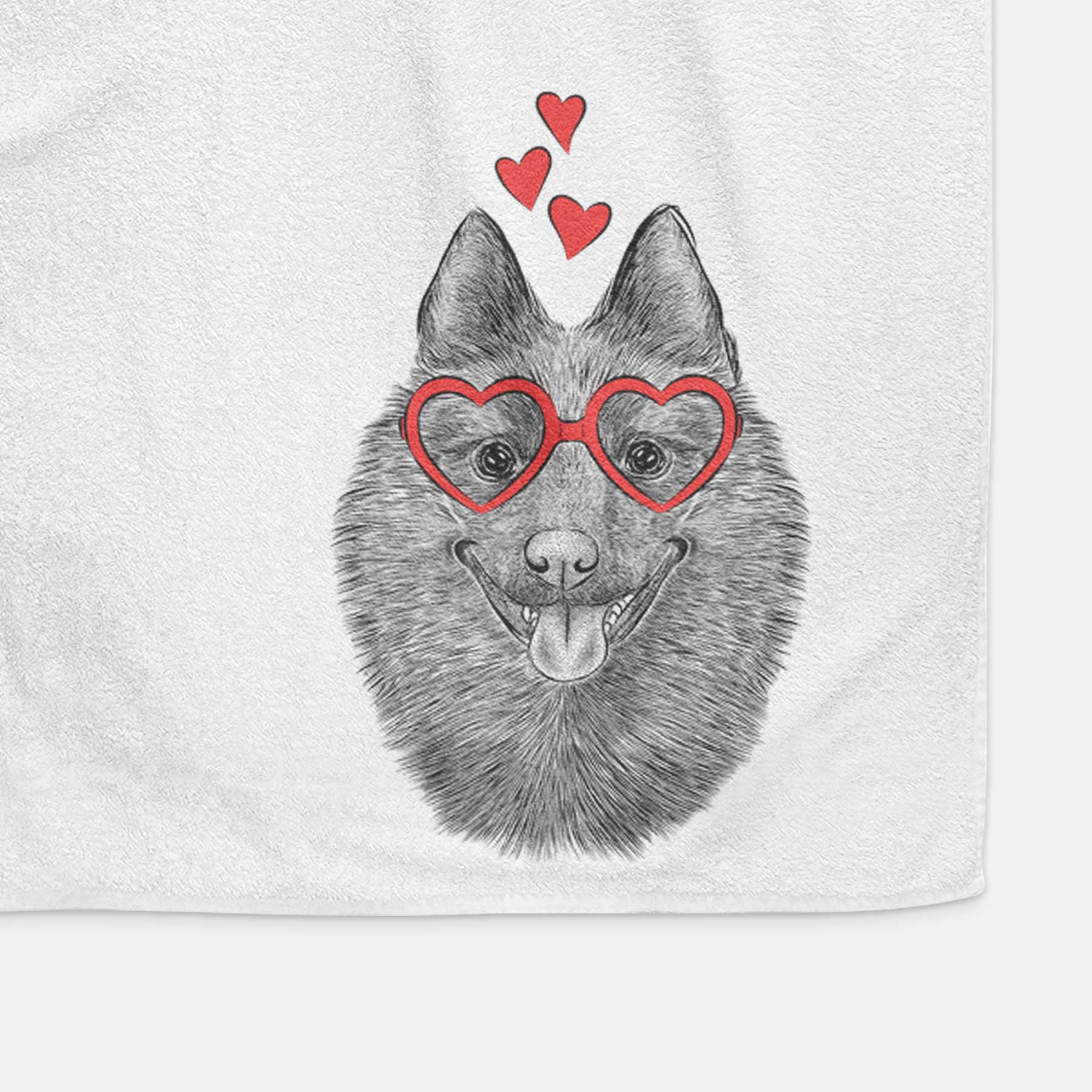 Sander the Schipperke Decorative Hand Towel