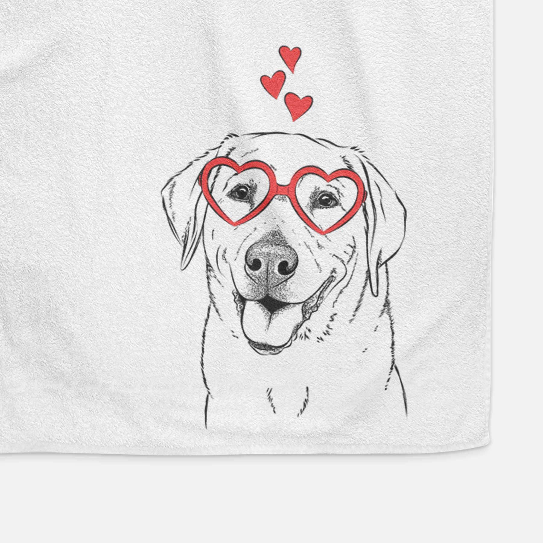 Sanford the Labrador Retriever Decorative Hand Towel