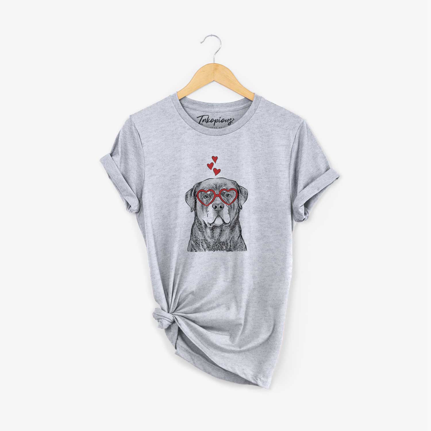 Valentine Sarge the Rottweiler - Unisex Crewneck