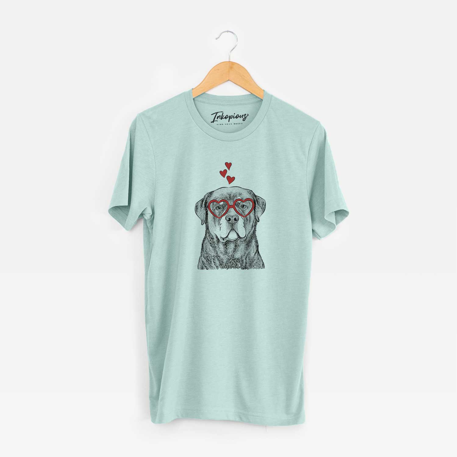 Valentine Sarge the Rottweiler - Unisex Crewneck