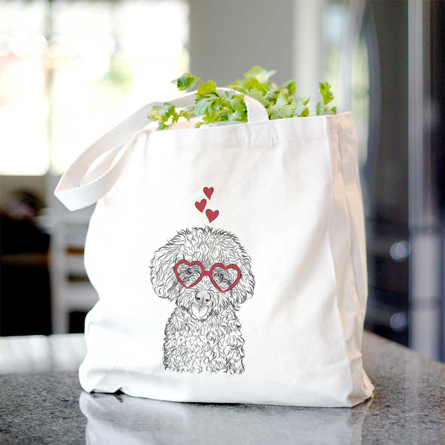 Satsu the Micro Teacup Poodle - Tote Bag