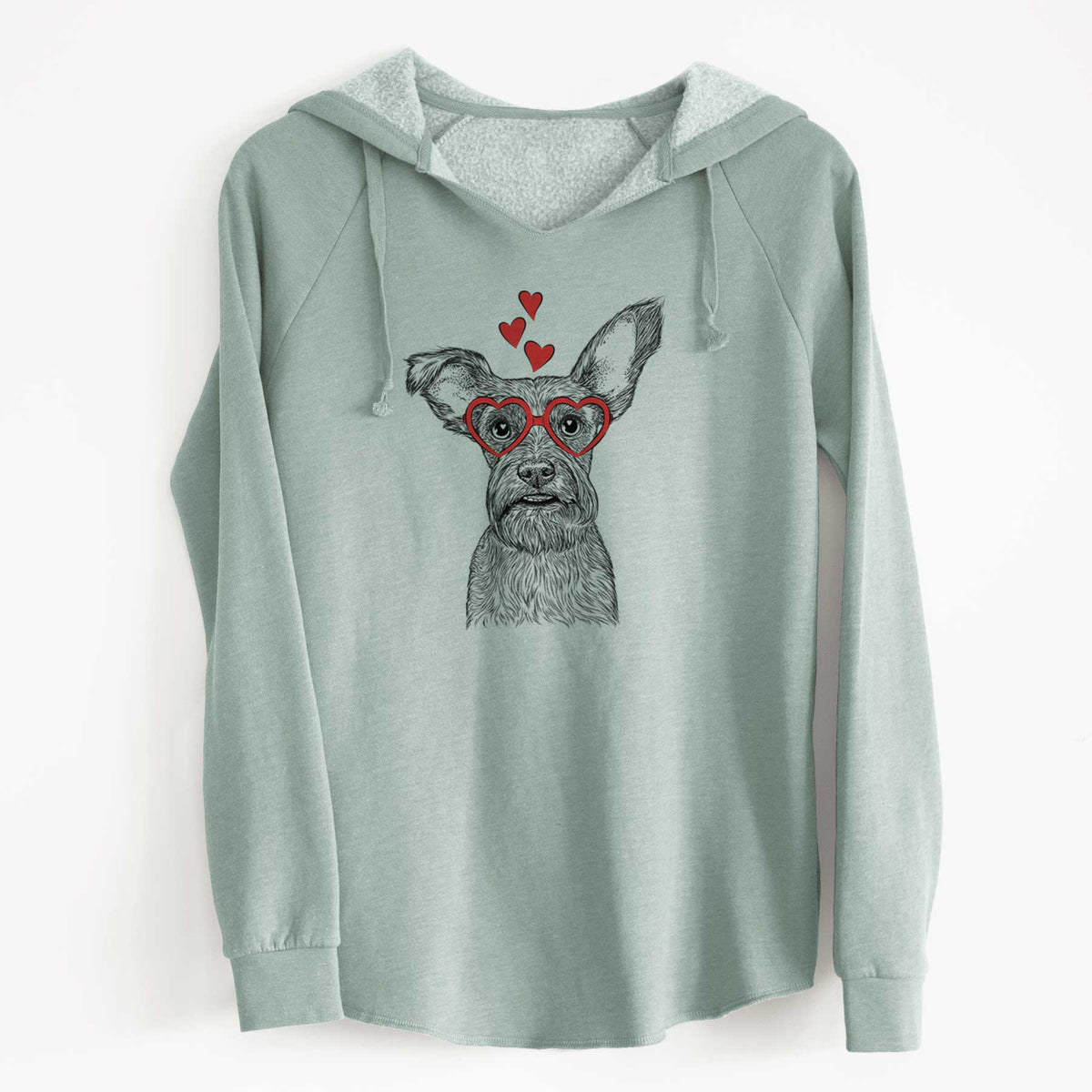 Valentine Sawyer the Snorkie - Cali Wave Hooded Sweatshirt