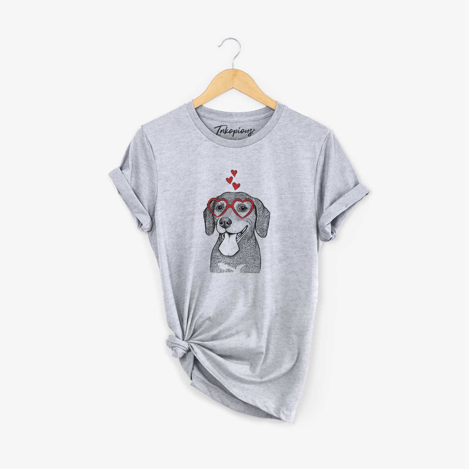 Valentine Scarlett the Beagle - Unisex Crewneck