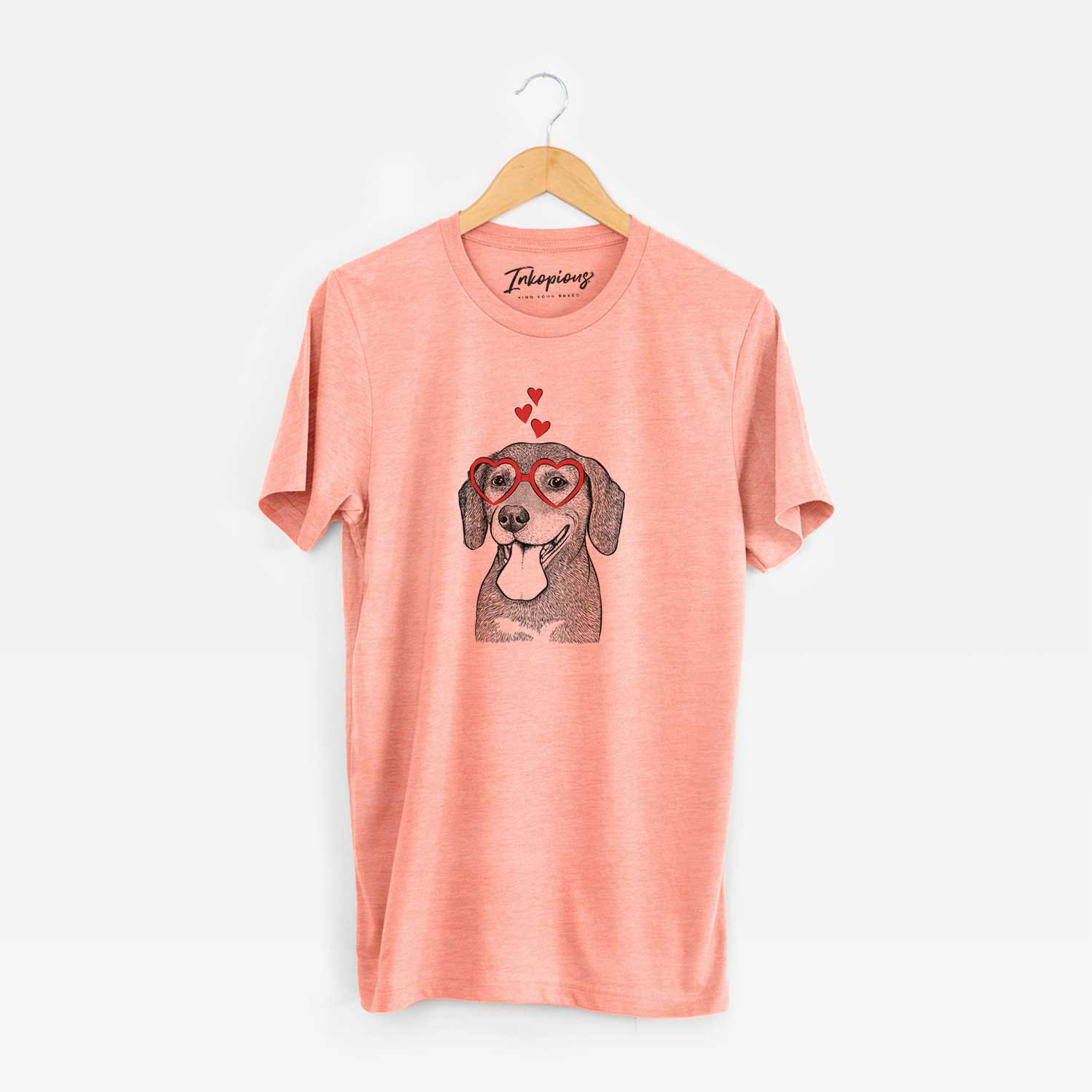 Valentine Scarlett the Beagle - Unisex Crewneck