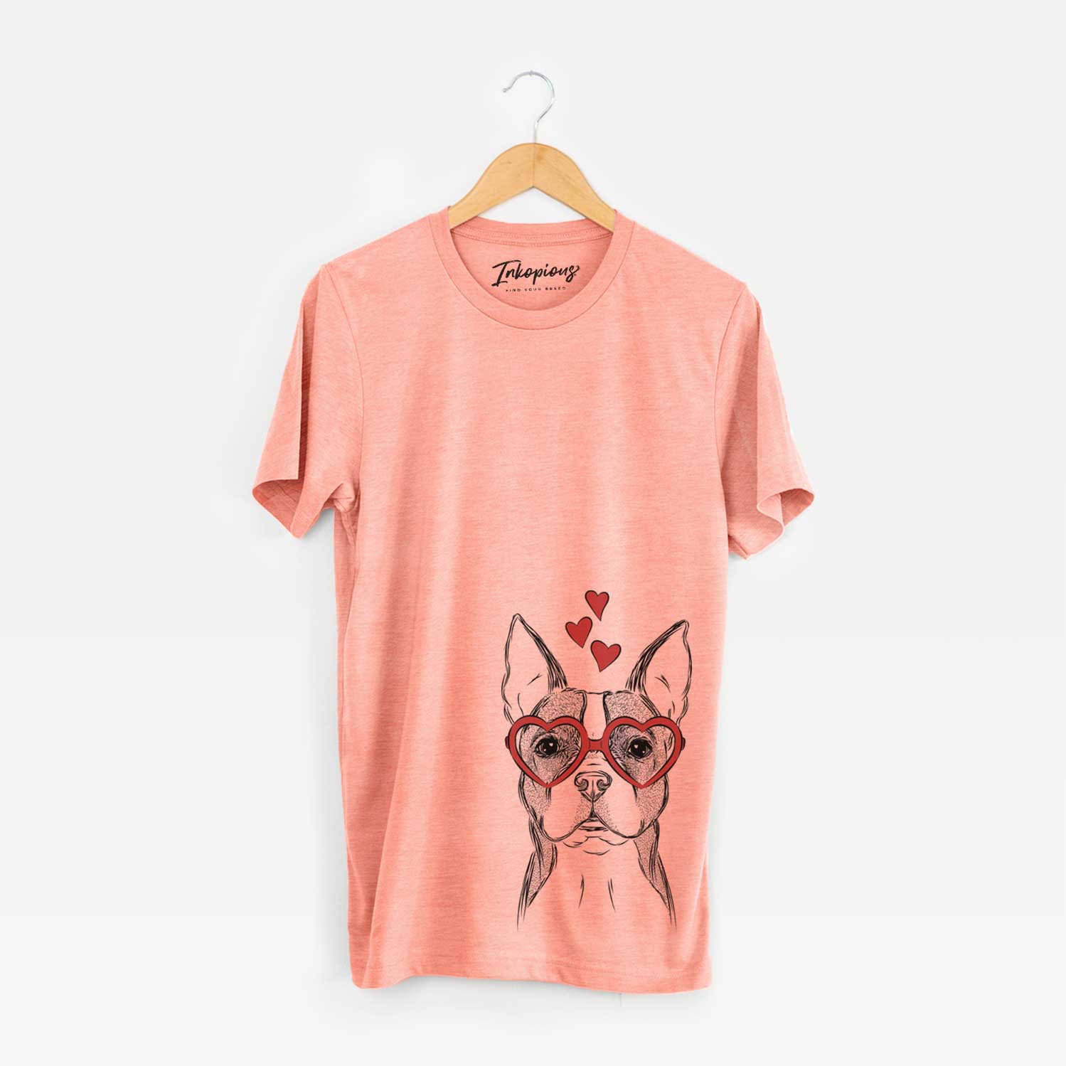 Valentine Scout the Boston Terrier - Unisex Crewneck