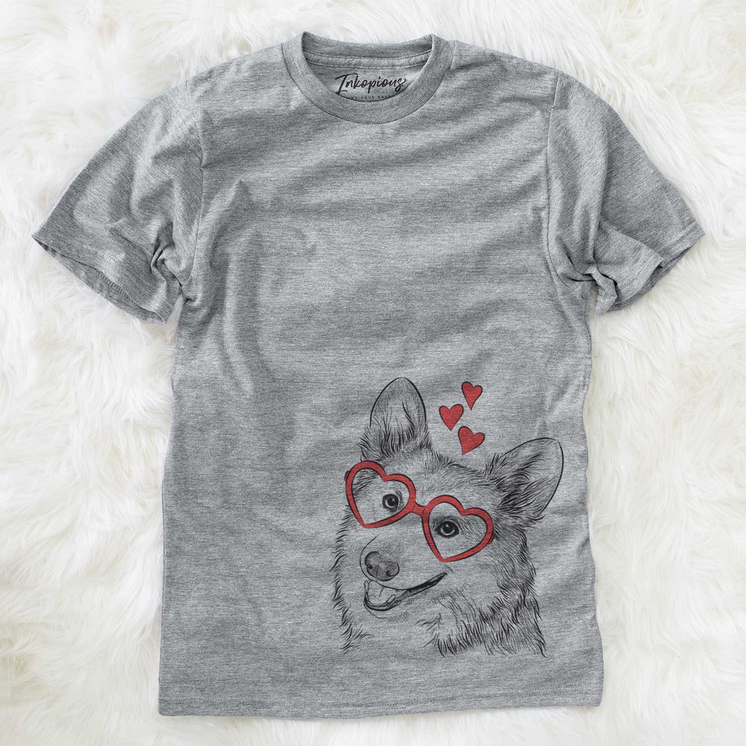 Valentine Scout the Pembroke Welsh Corgi - Unisex Crewneck