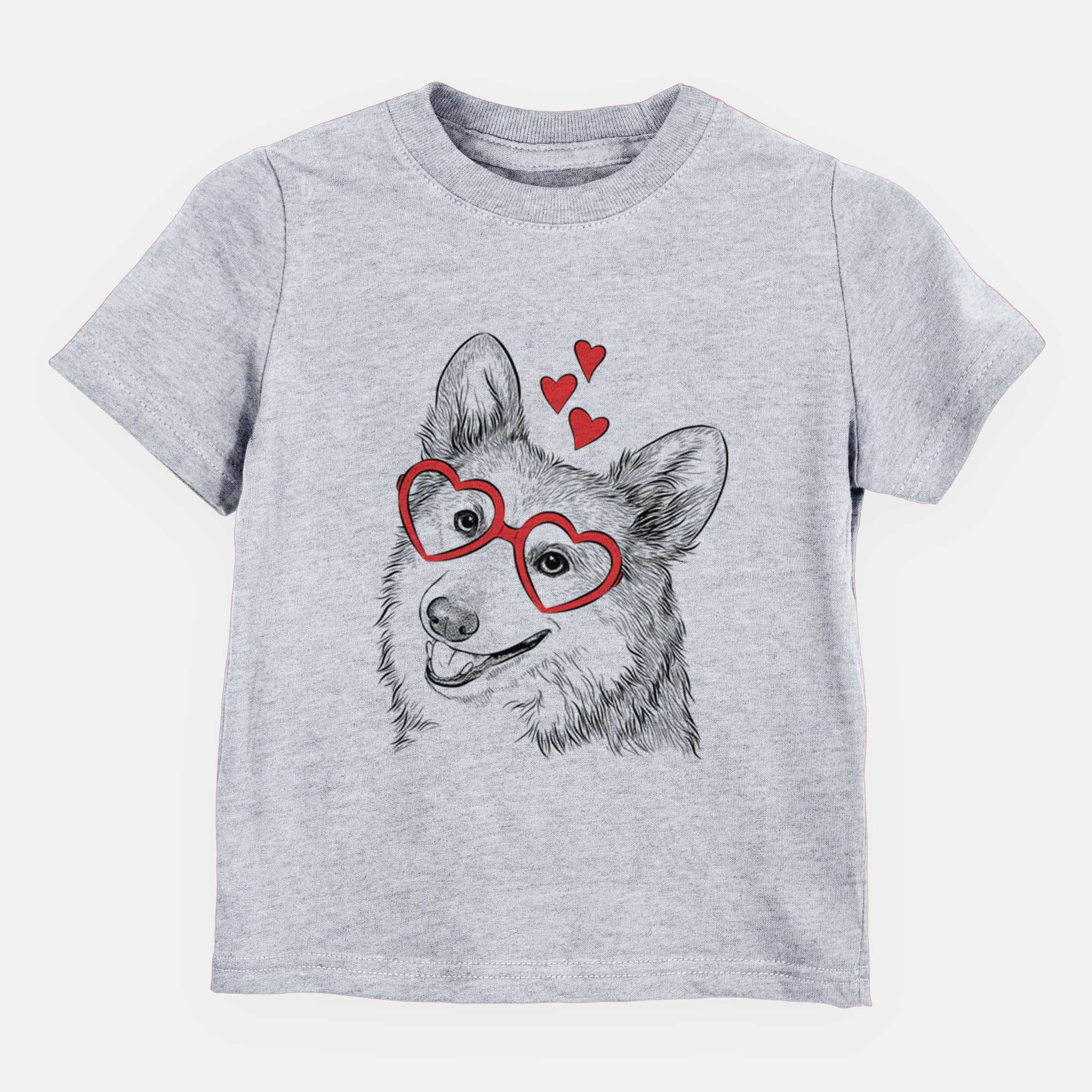 Valentine Scout the Pembroke Welsh Corgi - Kids/Youth/Toddler Shirt