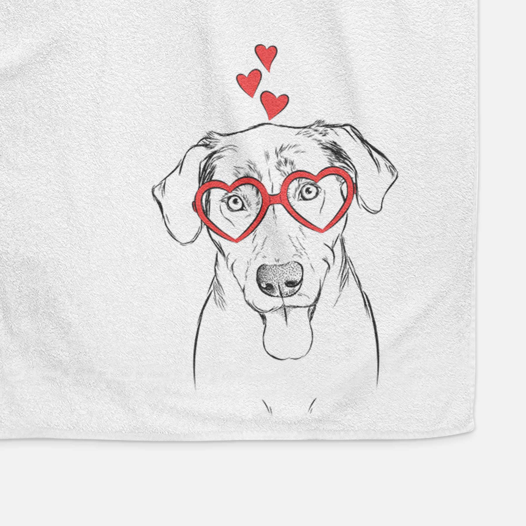 Scout Marie the Chocolate Lab Decorative Hand Towel