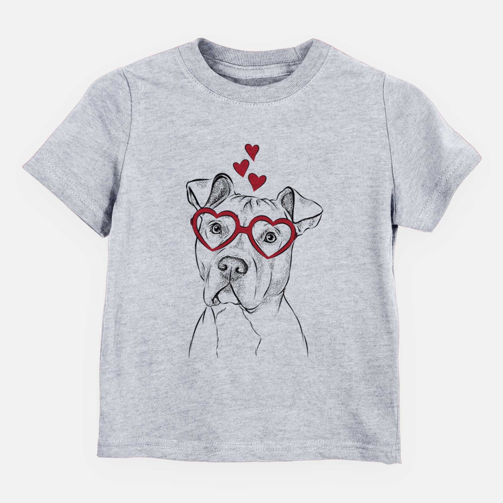 Valentine Scraps the American Stafforsdhire Mix - Kids/Youth/Toddler Shirt