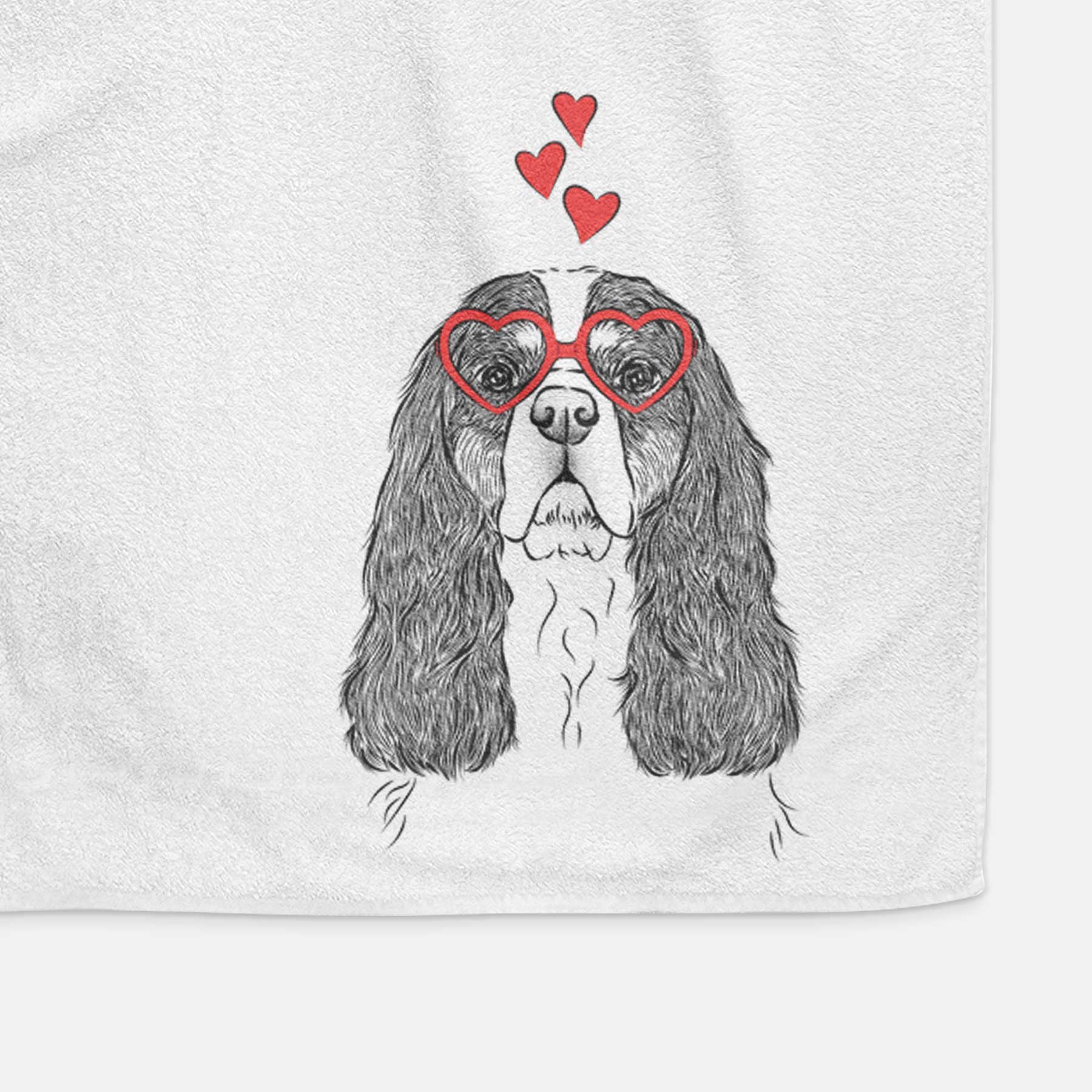 Sebastian the Cavalier King Charles Spaniel Decorative Hand Towel