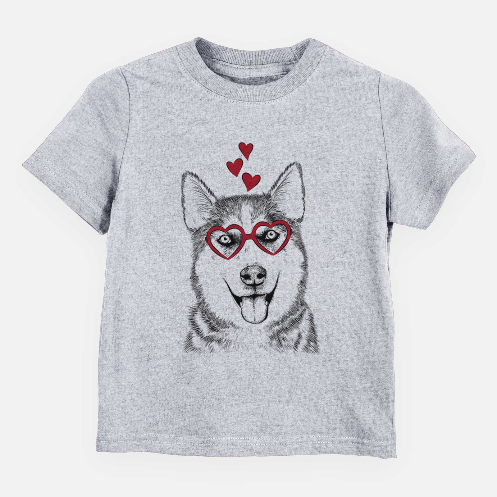 Valentine Sesi the Siberian Husky - Kids/Youth/Toddler Shirt