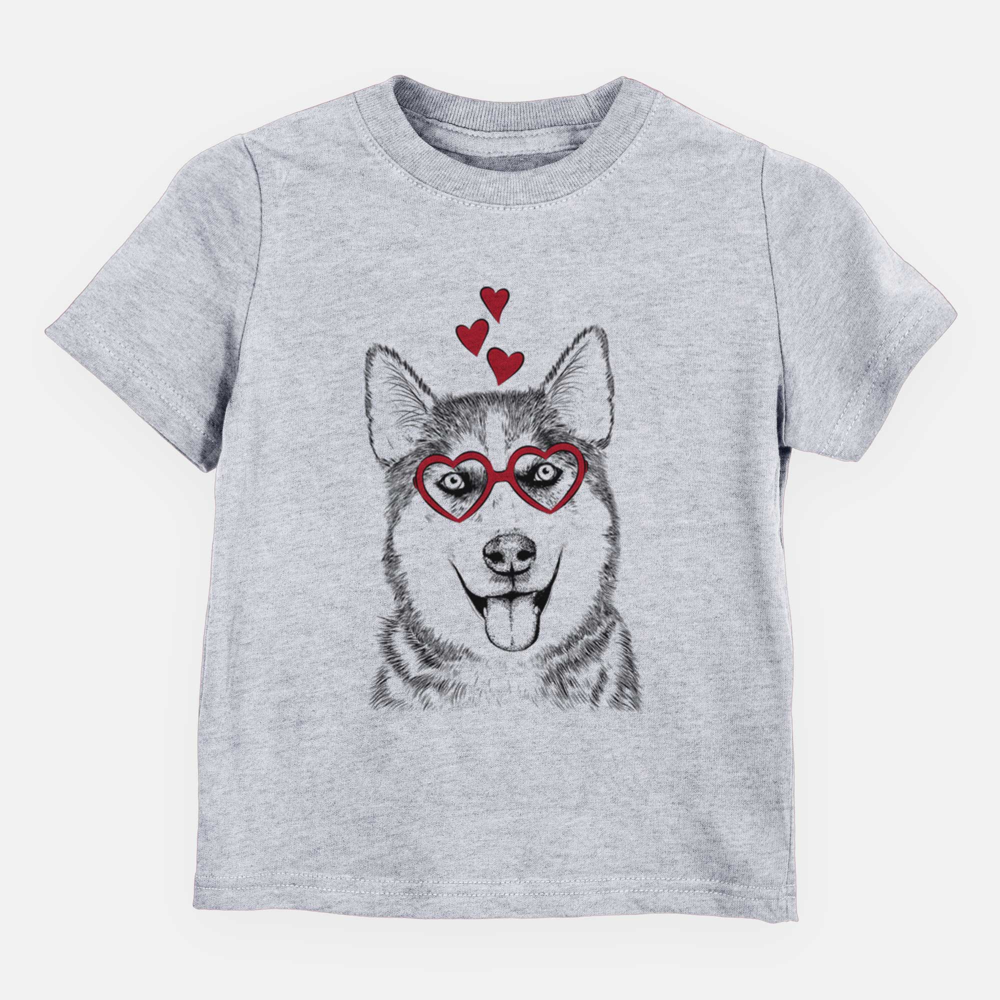 Valentine Sesi the Siberian Husky - Kids/Youth/Toddler Shirt