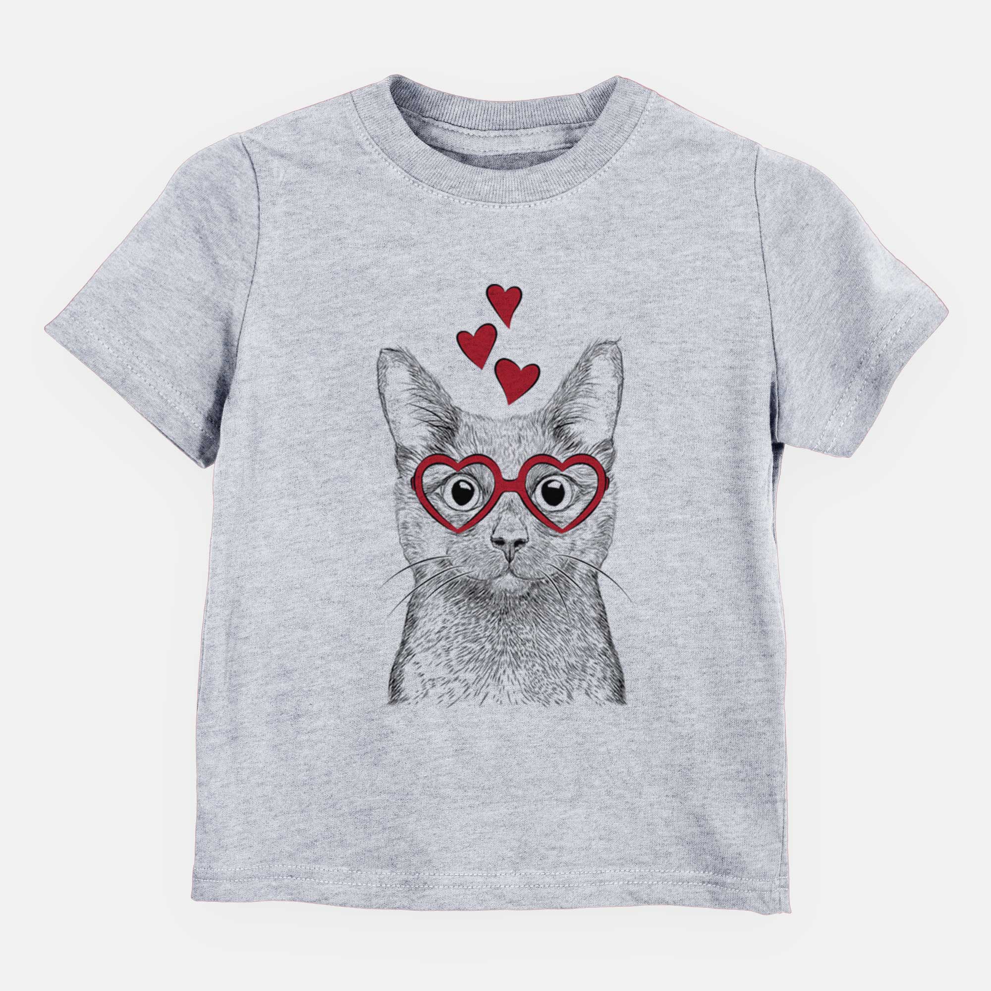 Valentine Shadow the Black Cat - Kids/Youth/Toddler Shirt