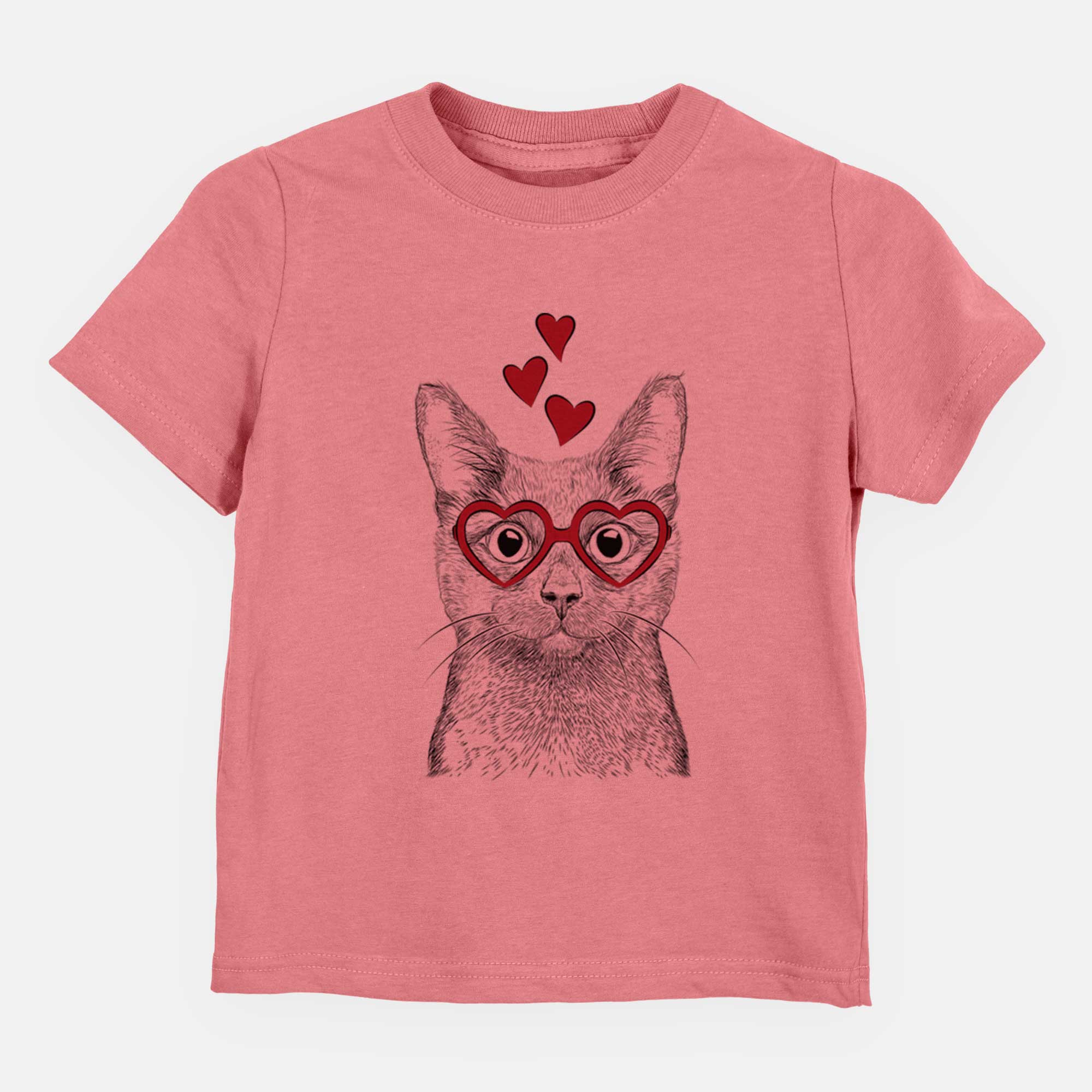 Valentine Shadow the Black Cat - Kids/Youth/Toddler Shirt