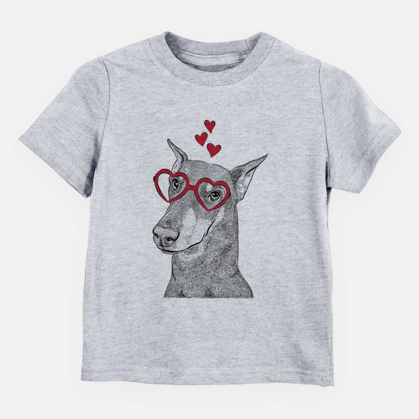 Valentine Shelby the Doberman Pinscher - Kids/Youth/Toddler Shirt