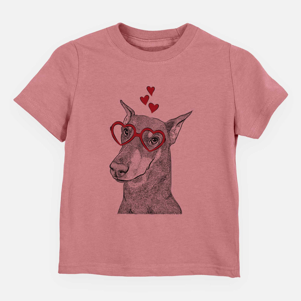 Valentine Shelby the Doberman Pinscher - Kids/Youth/Toddler Shirt