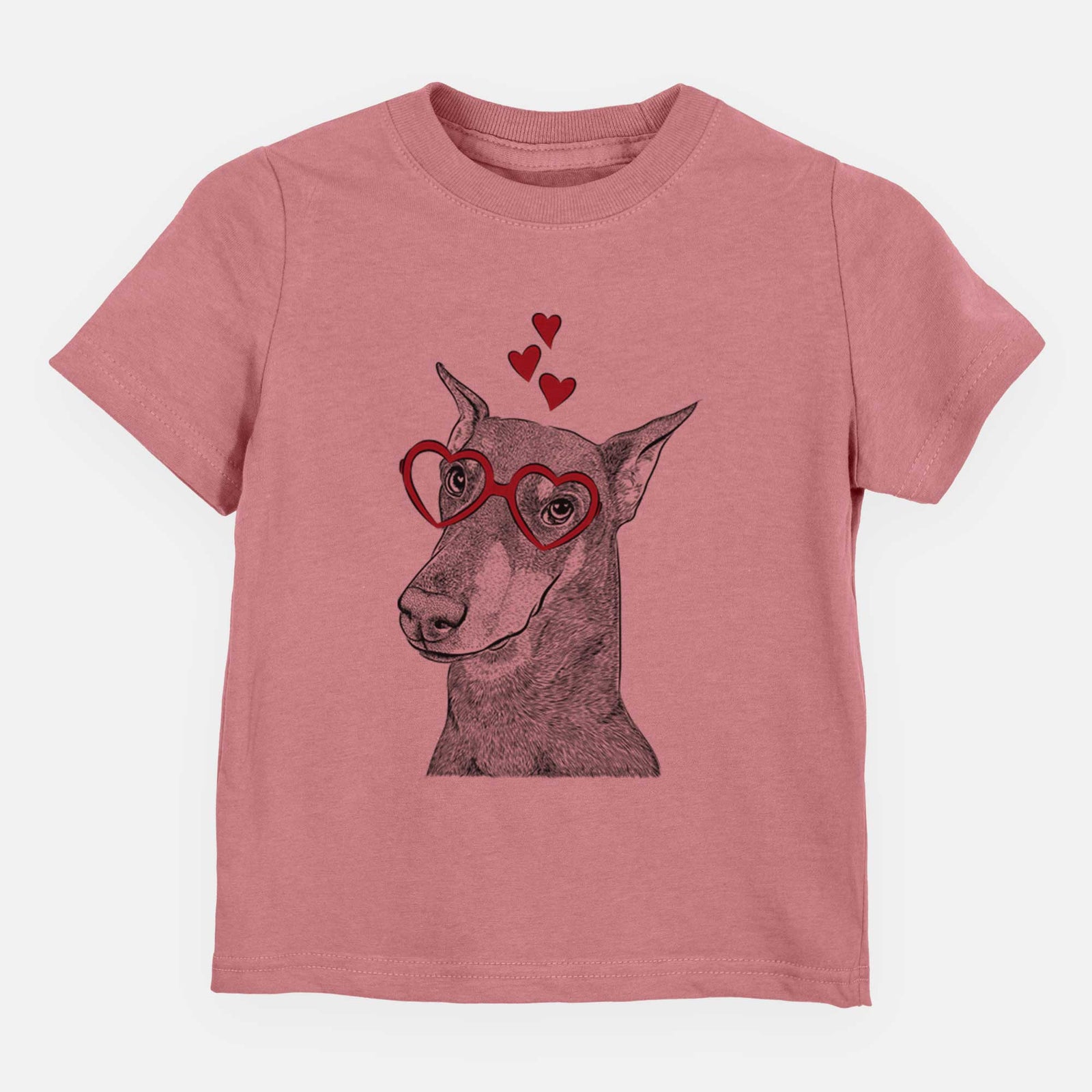 Valentine Shelby the Doberman Pinscher - Kids/Youth/Toddler Shirt