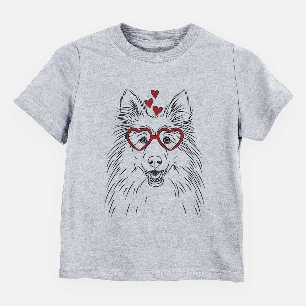 Valentine Sheldon the Shetland Sheepdog - Kids/Youth/Toddler Shirt