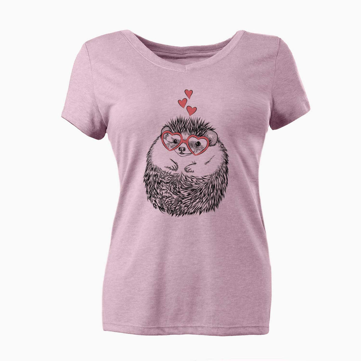 Valentine Sid the Hedgehog - Women's V-neck Shirt