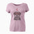 Valentine Sig the Rottweiler - Women's V-neck Shirt