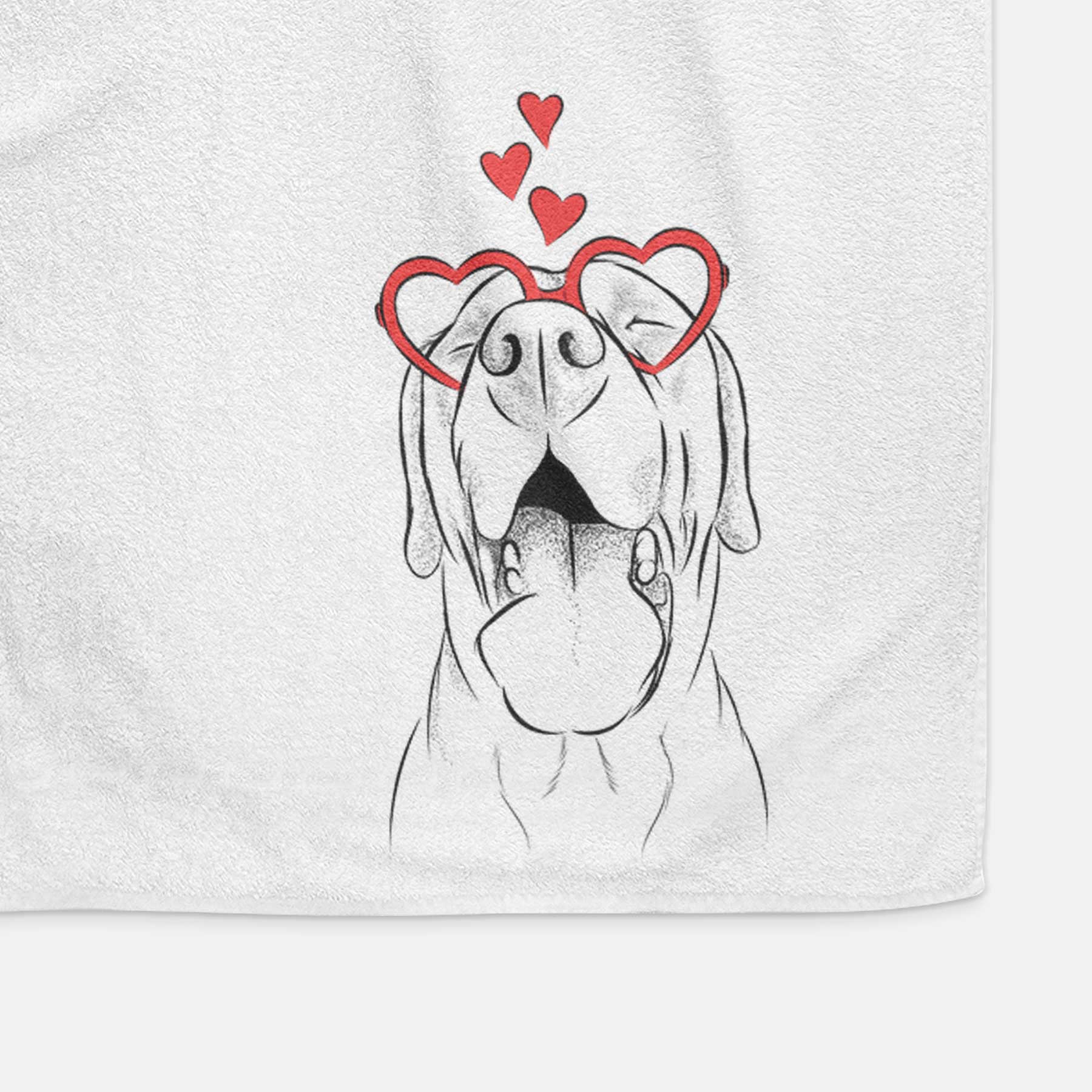 Silly Lilly the Labrador Retriever Decorative Hand Towel