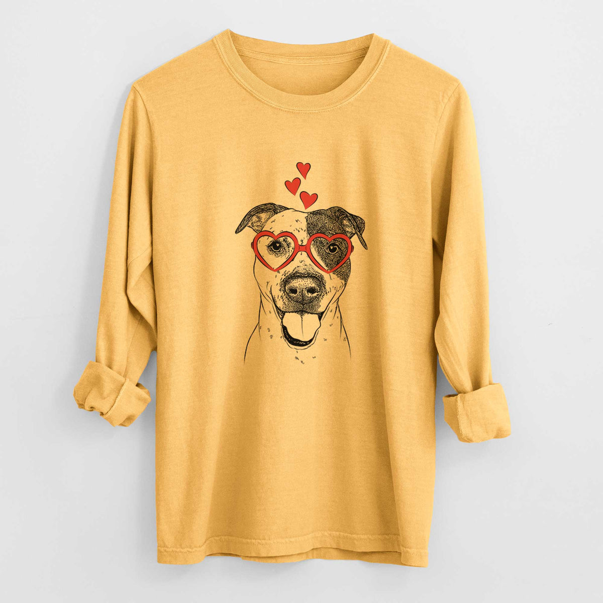 Valentine Simon the Mixed Breed - Heavyweight 100% Cotton Long Sleeve