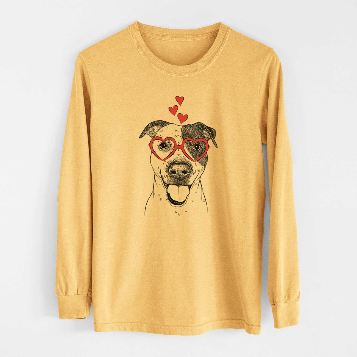 Valentine Simon the Mixed Breed - Heavyweight 100% Cotton Long Sleeve