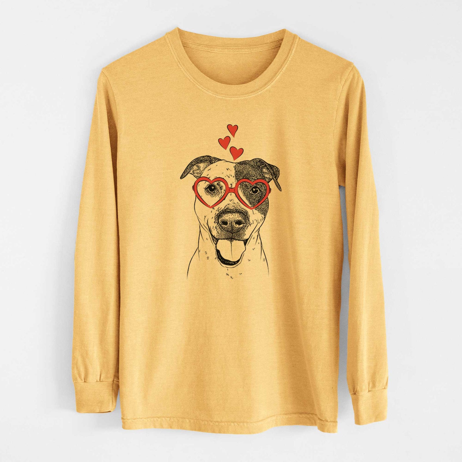 Valentine Simon the Mixed Breed - Heavyweight 100% Cotton Long Sleeve