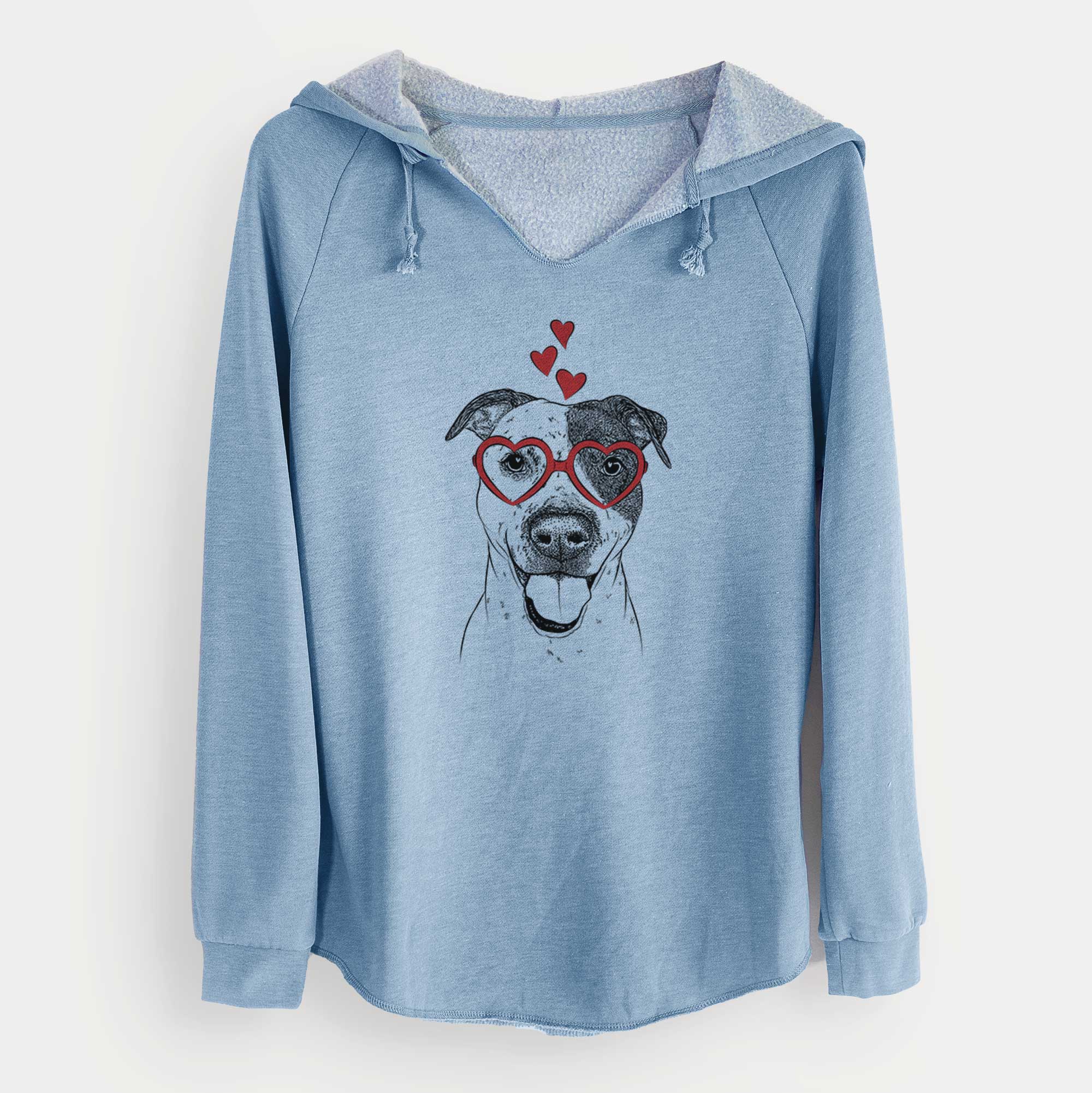 Valentine Simon the Mixed Breed - Cali Wave Hooded Sweatshirt