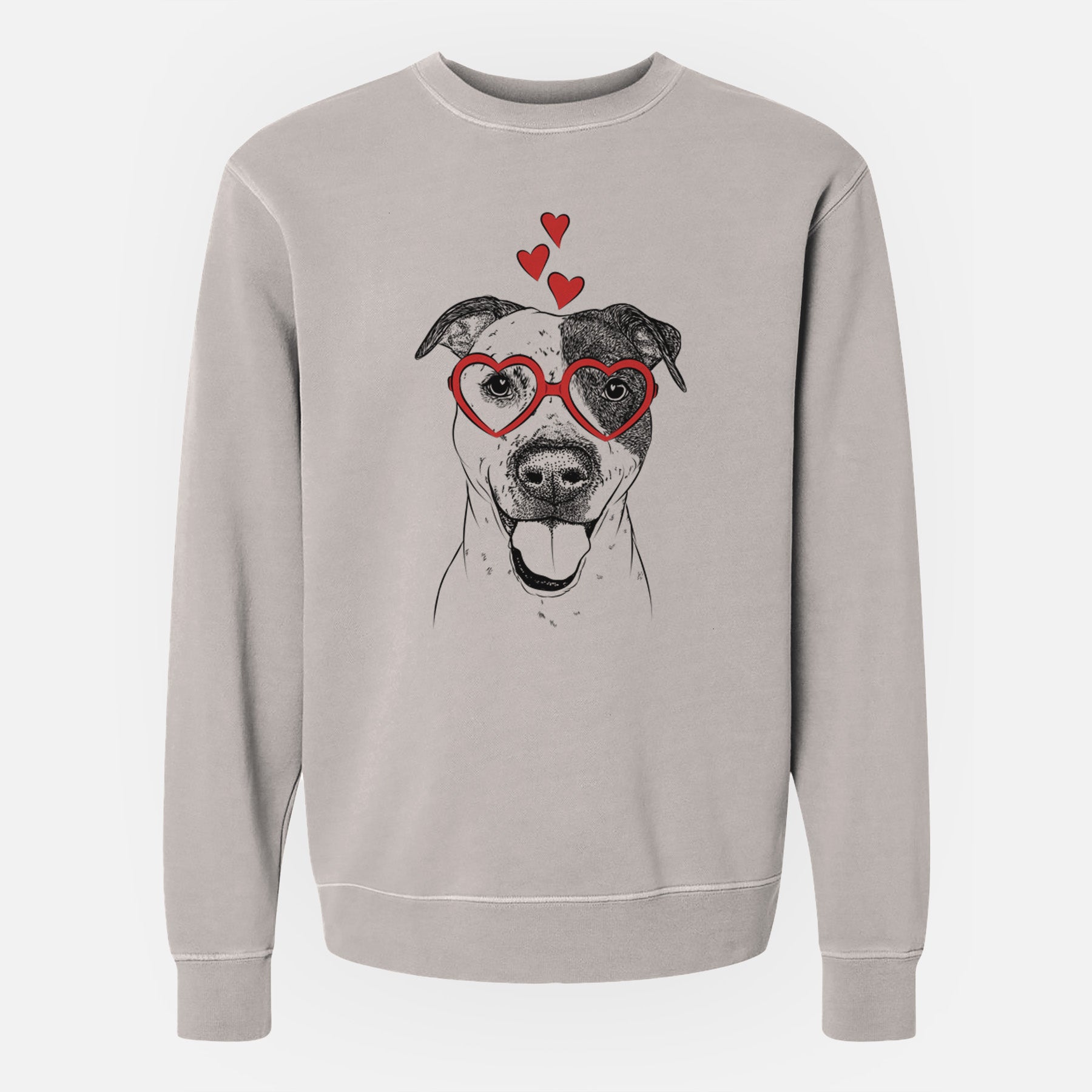 Valentine Simon the Mixed Breed - Unisex Pigment Dyed Crew Sweatshirt