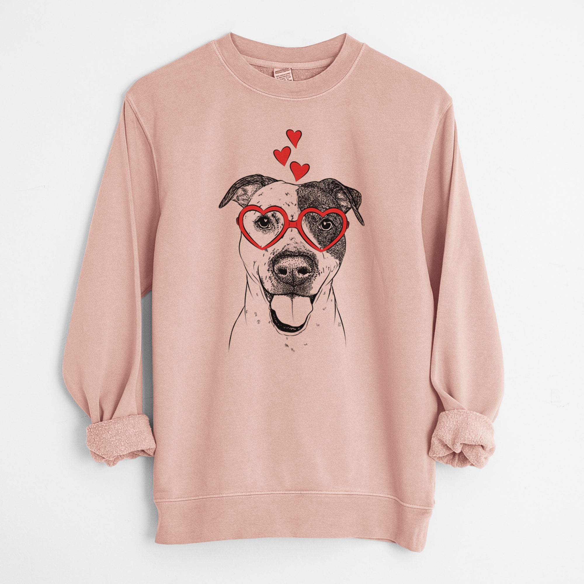 Valentine Simon the Mixed Breed - Unisex Pigment Dyed Crew Sweatshirt