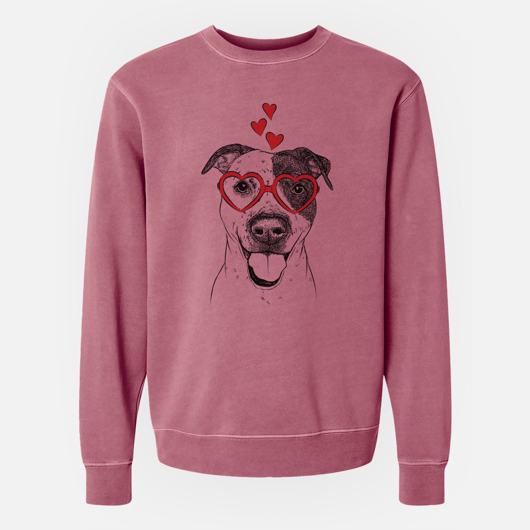 Valentine Simon the Mixed Breed - Unisex Pigment Dyed Crew Sweatshirt