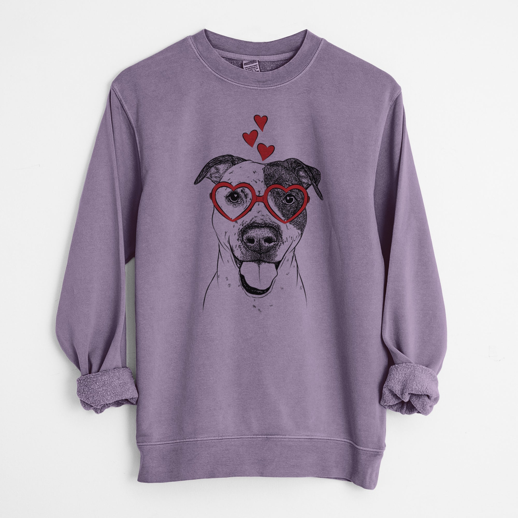 Valentine Simon the Mixed Breed - Unisex Pigment Dyed Crew Sweatshirt