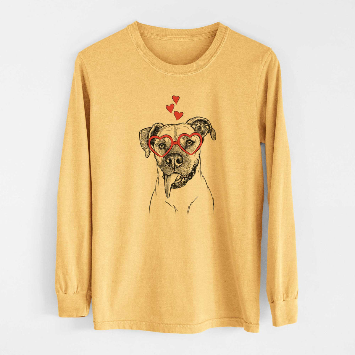 Valentine Sir Jake the Boxer - Heavyweight 100% Cotton Long Sleeve
